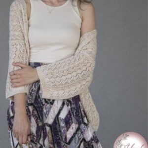Cardigan blanco